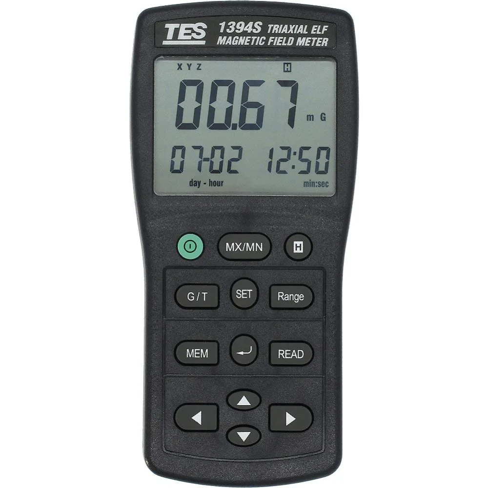 TES 1394S EMF тестер электромагнитное поле 50 Гц/60 Гц с RS 232 TES1394S|Детекторы