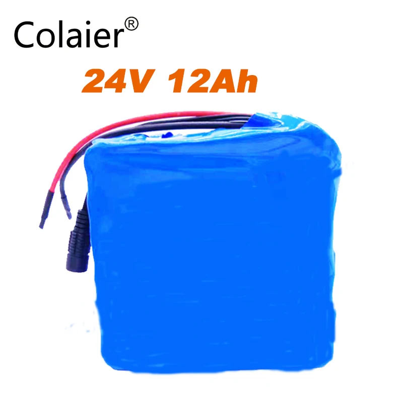 Colaier 24v 12ah 6S6P lithium battery pack 25.2V li-ion for bicycle 350w e bike 250w motor wit | Электроника