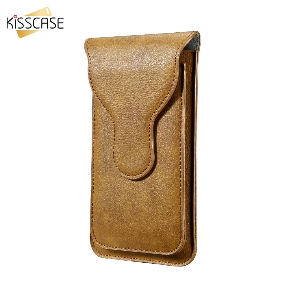 KISSCASE 5 &quotуниверсальный кожаный чехол бумажник для телефона iPhone 7 6s Plus двойной