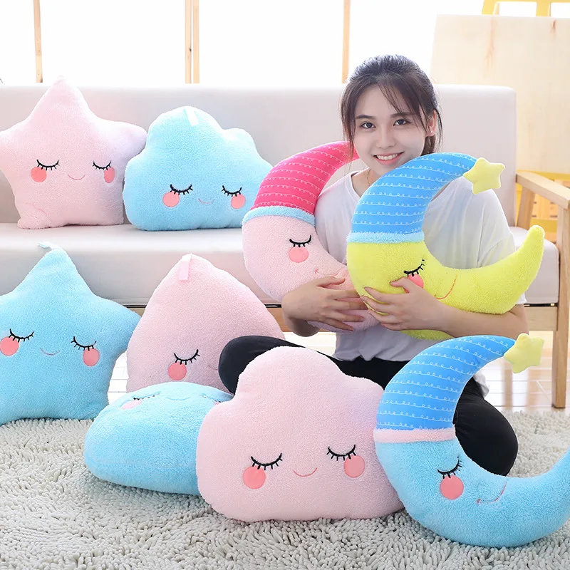 10 цветов Kawaii мягкая плюшевая подушка с набивкой смайлик цвет