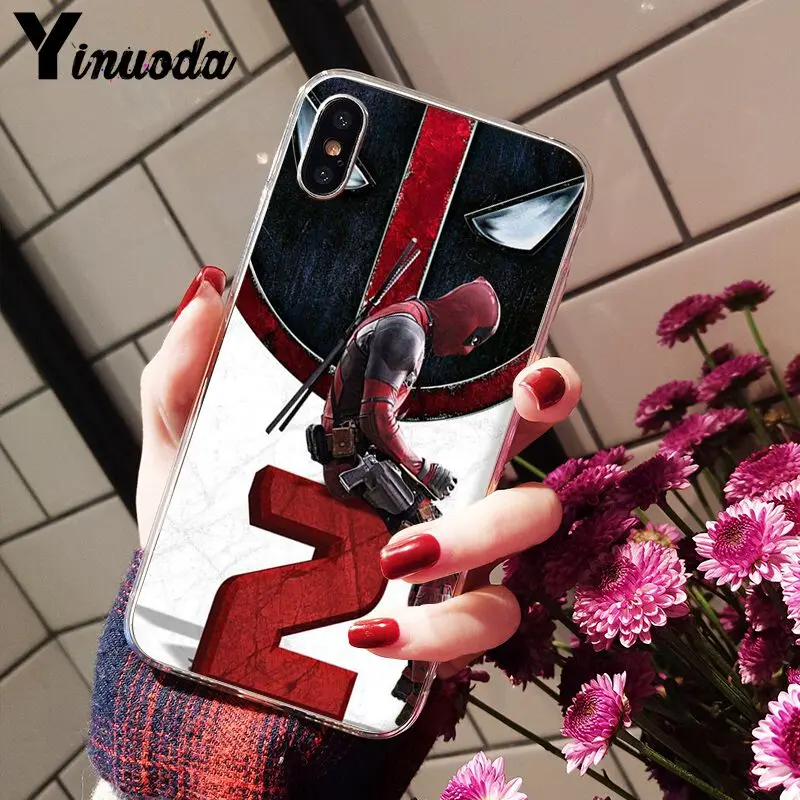 11pro MAX Deadpool2 2018 новый роскошный модный Чехол для мобильного телефона Apple iPhone 8 7 6 6S