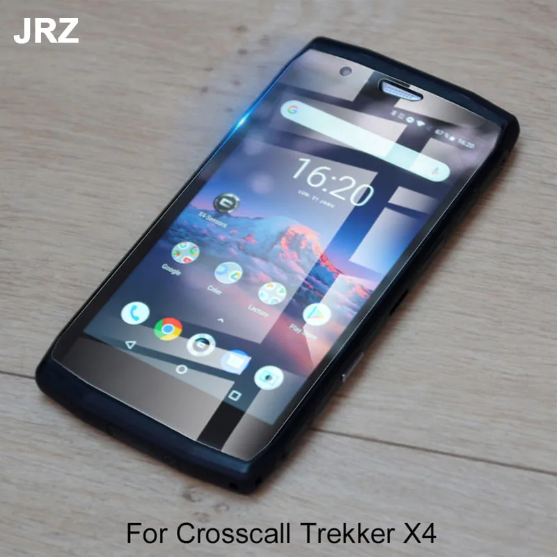 JRZ 5.5 inch For Crosscall Trekker-X4 Phone Glass Film Screen Protector Ultra Thin Film Transparent Protective Tempered Film