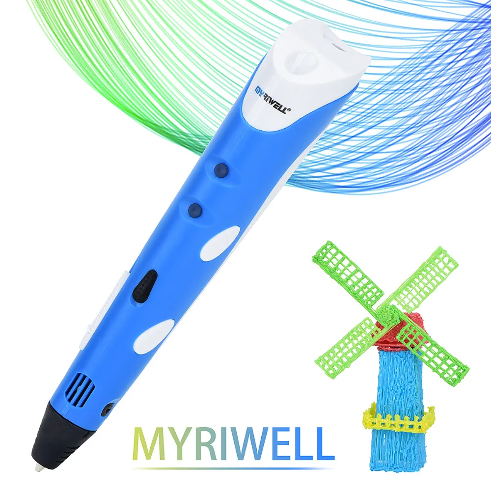 Myriwell Magic 3d принтер ручка для рисования 3D Ручка с 3 вида цветов ABS нити печать ручки