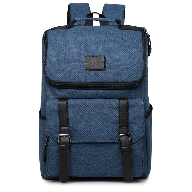blue 15,6 дюймовый рюкзак для ноутбука, мужской брендовый Повседневный Большой Вместительный рюкзак, дорожная школьная сумка, рюкзак для подростков, рюкзак - Цвет: blue