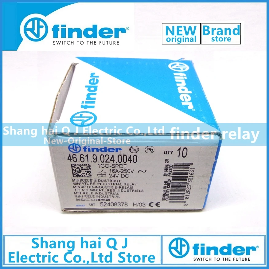 

Brand new and original finder 46.52.9.024.0040 24VDC 8A finder relay