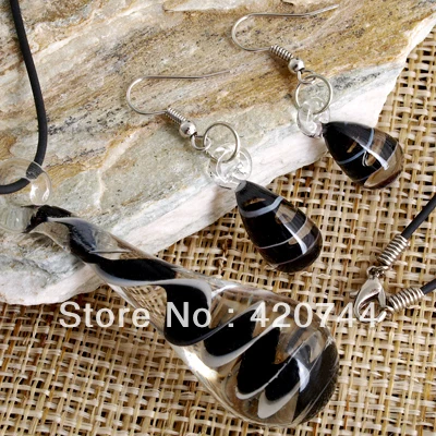 12 компл./лот модное ожерелье с бусинами из муранского стекла|necklace earring holder|earrings