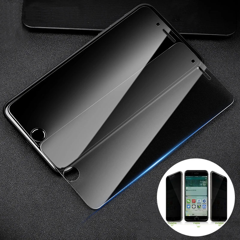 9H анти шпион Пип блики конфиденциальности защита экрана для iPhone X XS Max 11Pro Max 6 6s 7 8 Plus 8 Plus Закаленное стекло пленка