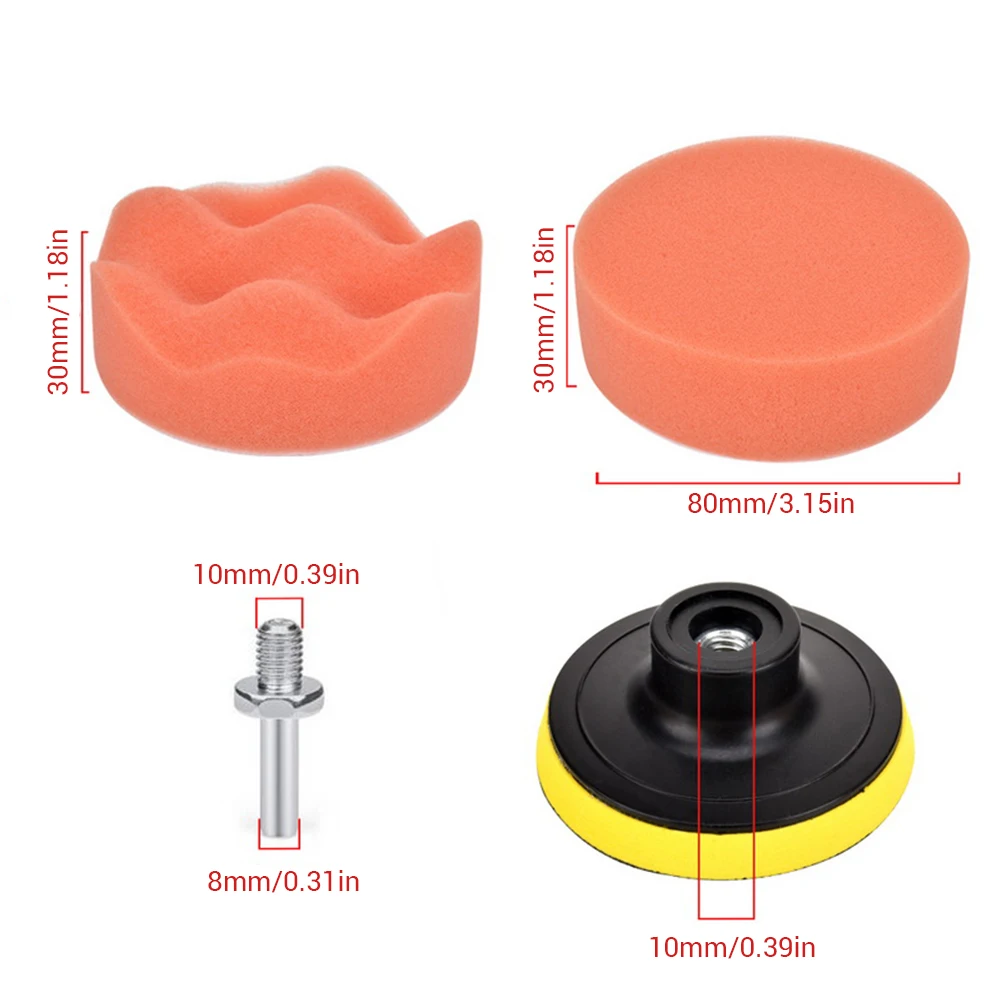 35 шт. губка для полировки и восковые накладки из шерсти набор автомобиля восковая