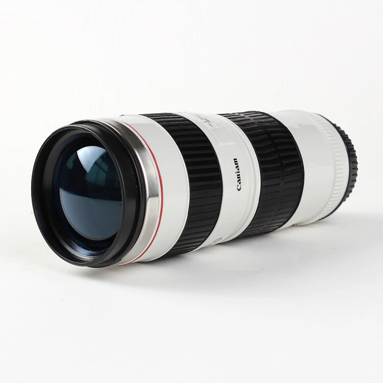 450 мл SLR Камера 70-200 кружка линза от фотоаппарата кофейная кружка с крышкой Фантастическая нержавеющая сталь молоко Caneca Lente чашки Посуда для напитков - Цвет: B