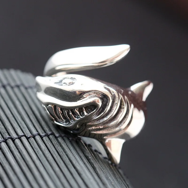 Мужское кольцо из серебра 925 пробы в стиле панк|ring punk|925 sterling silver ringopen ring |