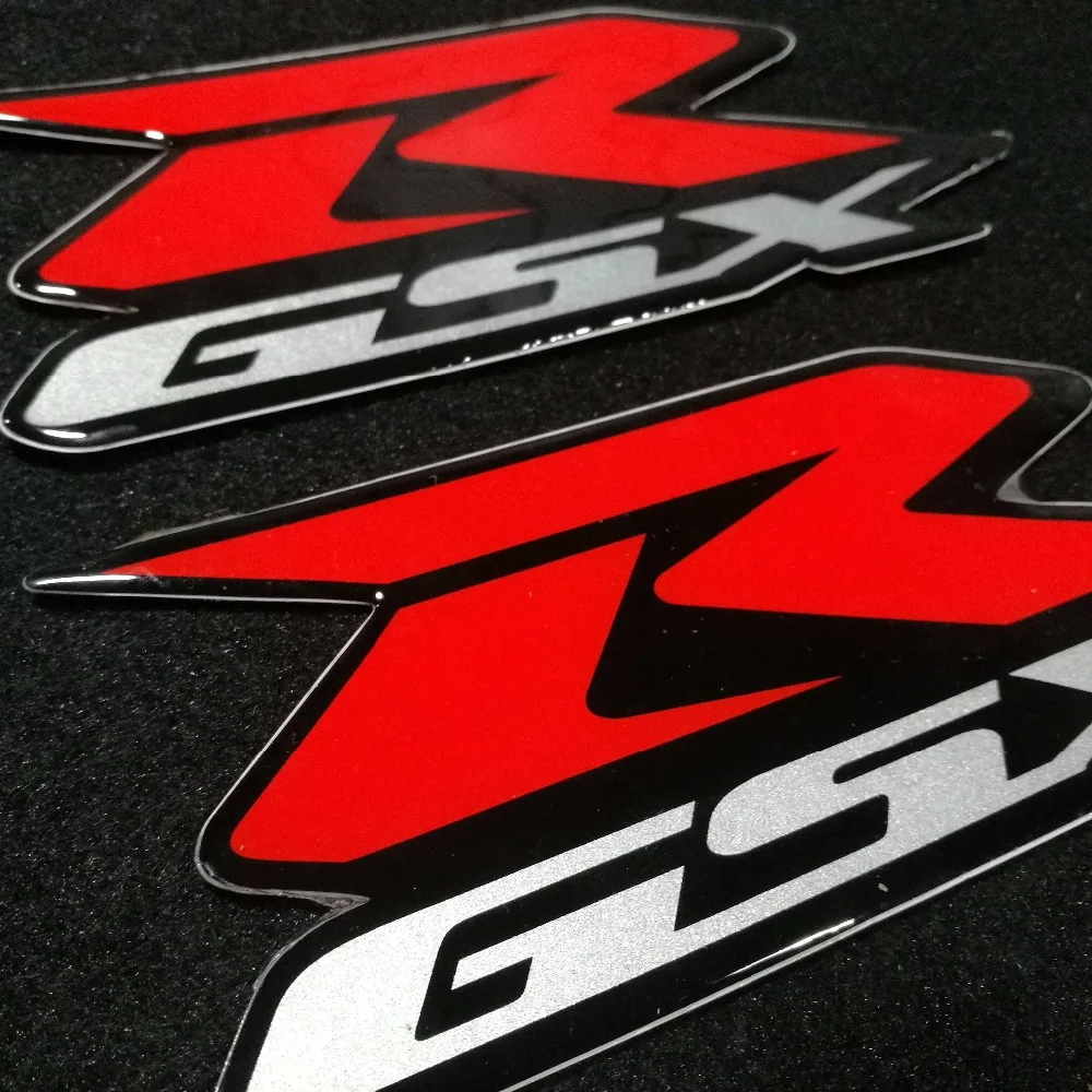 Мотоцикла 3D Наклейки GSXR логотип Топливные баки для мотоциклов подходит для Suzuki общие GSXR 600 GSXR750 GSXR1000 GSR750 GSX650F GSF1250