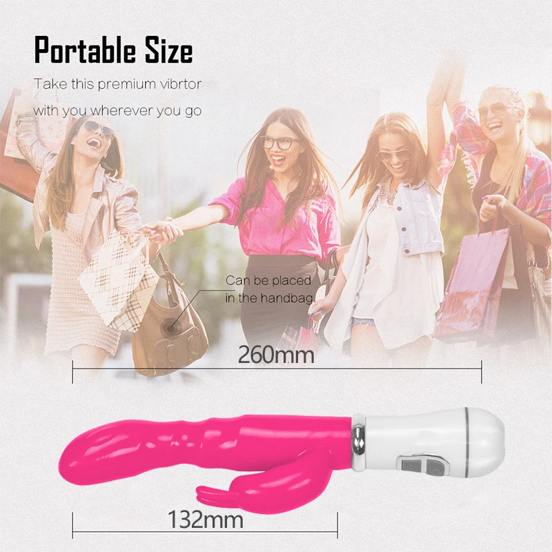 Эротический фаллоимитатор с точки G вибратор кроликом для женщин Вагина клитор