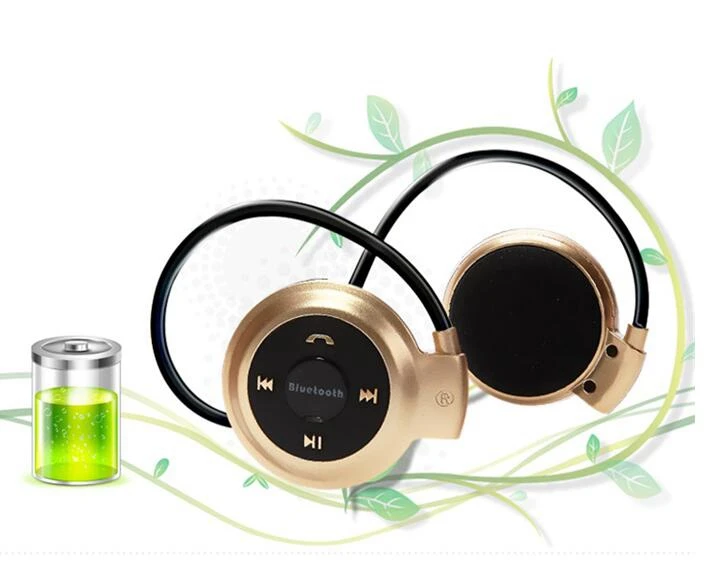 2 Гб карта памяти MINI503 беспроводные Bluetooth наушники Fm радио наушники Спорт Музыка стерео Earpics слот карты Micro SD гарнитура