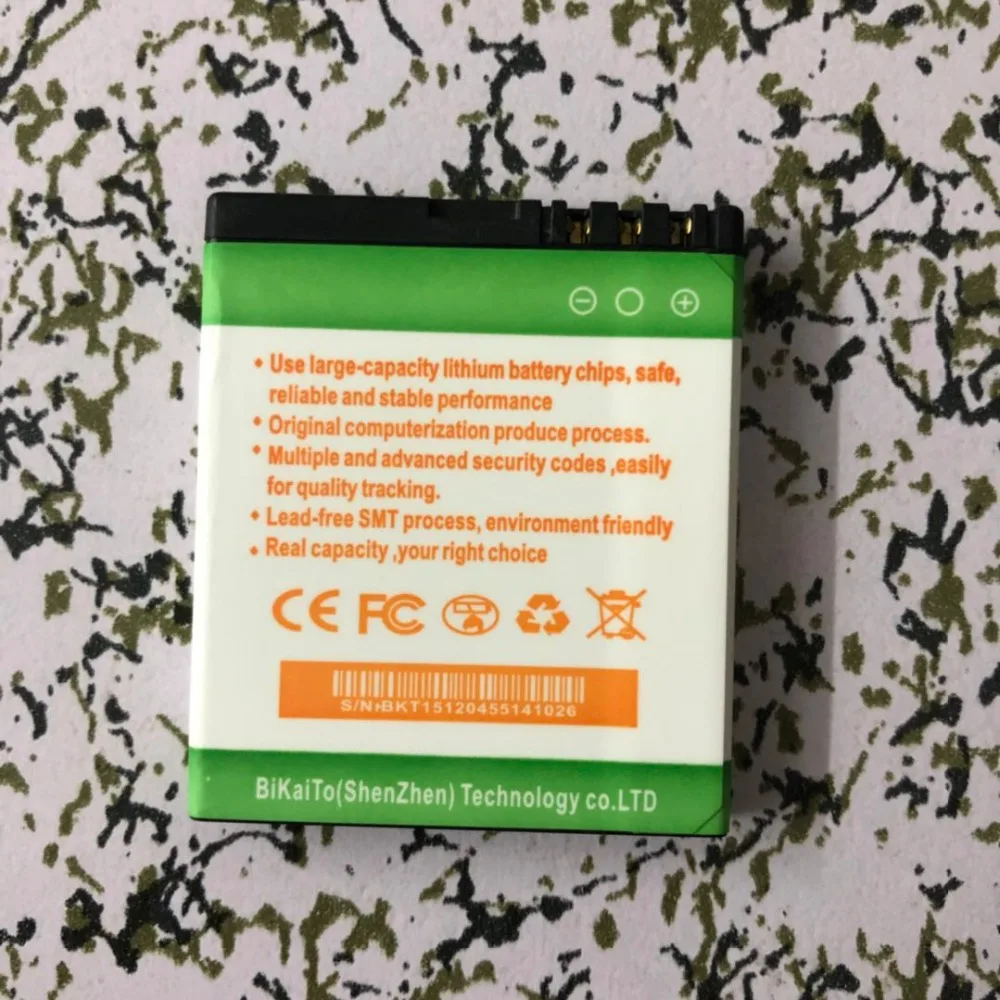 BIKAITO 1350mAh BL 6F литий ионный полимерный аккумулятор для Nokia N95 8G N78 N79 6788|Аккумуляторы