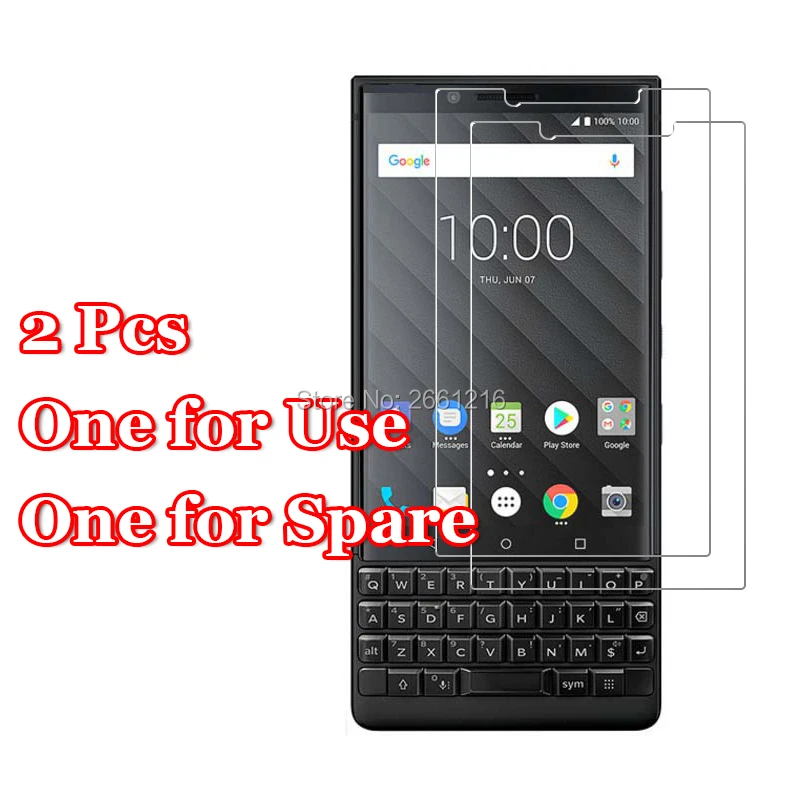 Закаленное стекло 9H 2.5D для BlackBerry Key2 2 шт./лот Премиум Защитная пленка экрана KEYtwo Key