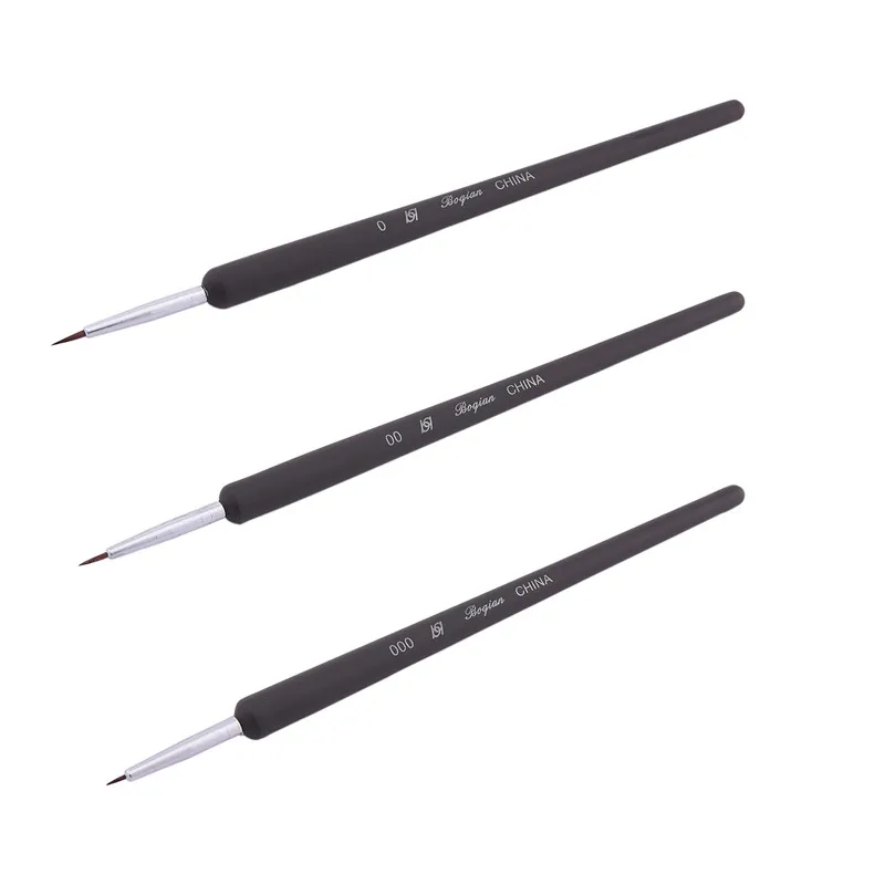 ROSALIND 3 шт. инструмент для рисования ногтей ручки Гель лак перемешивающий стержень