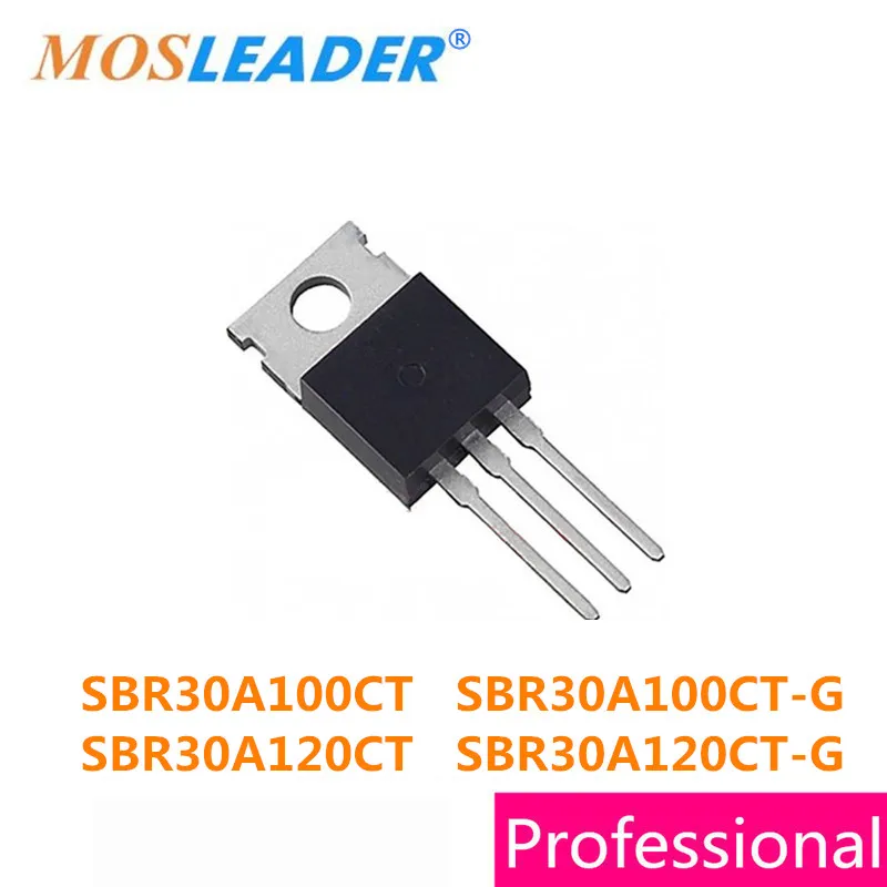 Mosleader 50 шт. TO220 SBR30A100CT SBR30A100CT-G SBR30A120CT SBR30A120CT-G высокое качество