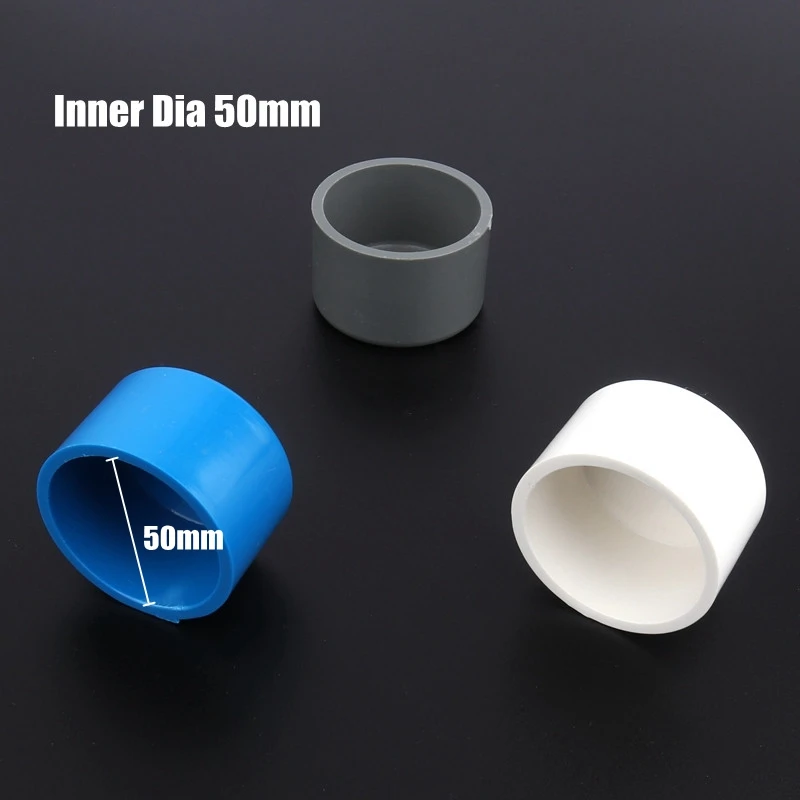 2 шт. концевые Заглушки для труб из ПВХ 50 мм | Дом и сад