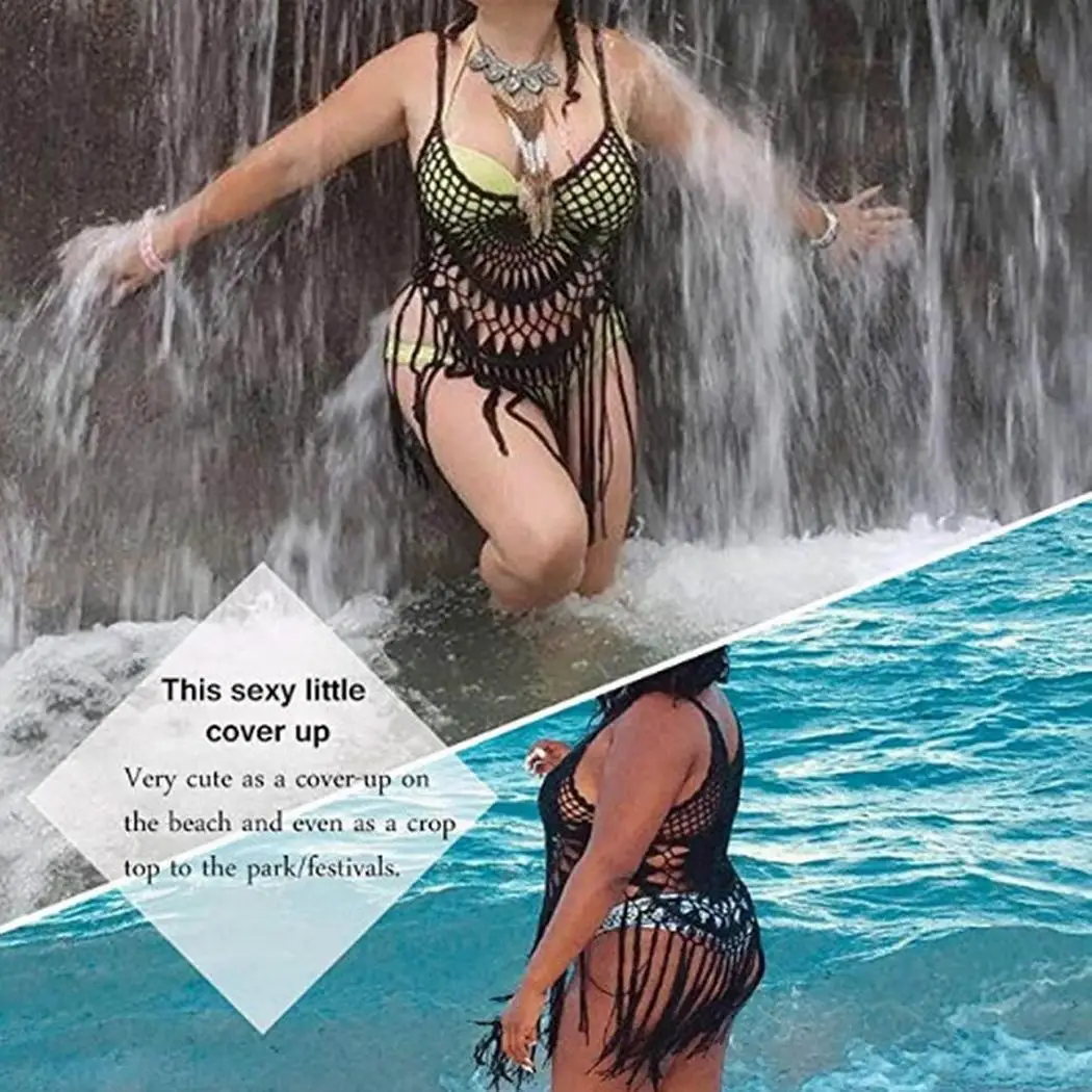 Женские сексуальные однотонные с круглым вырезом без рукавов Полые белые черные