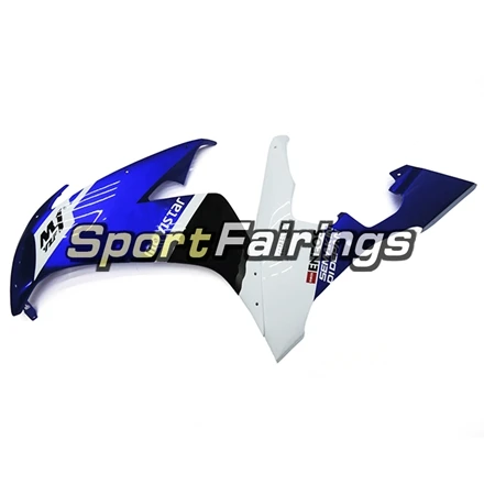 Полный Пластик обтекатель комплект для Yamaha 2004 2005 2006 YZF1000 R1 МОТОЦИКЛ ABS Инжекционный обтекатель YZF R1 04 05 06 сине-белые корпусов