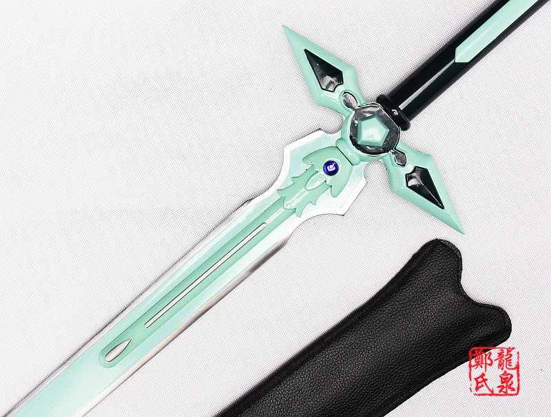 Бесплатная доставка Для SAO Sword Art Online Kito Настоящее стальное лезвие кожаная