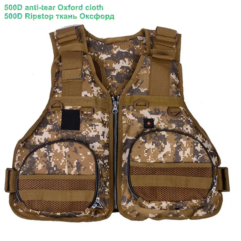 Мужской жилет для рыбалки водной и спортивной безопасности спасательный из пены