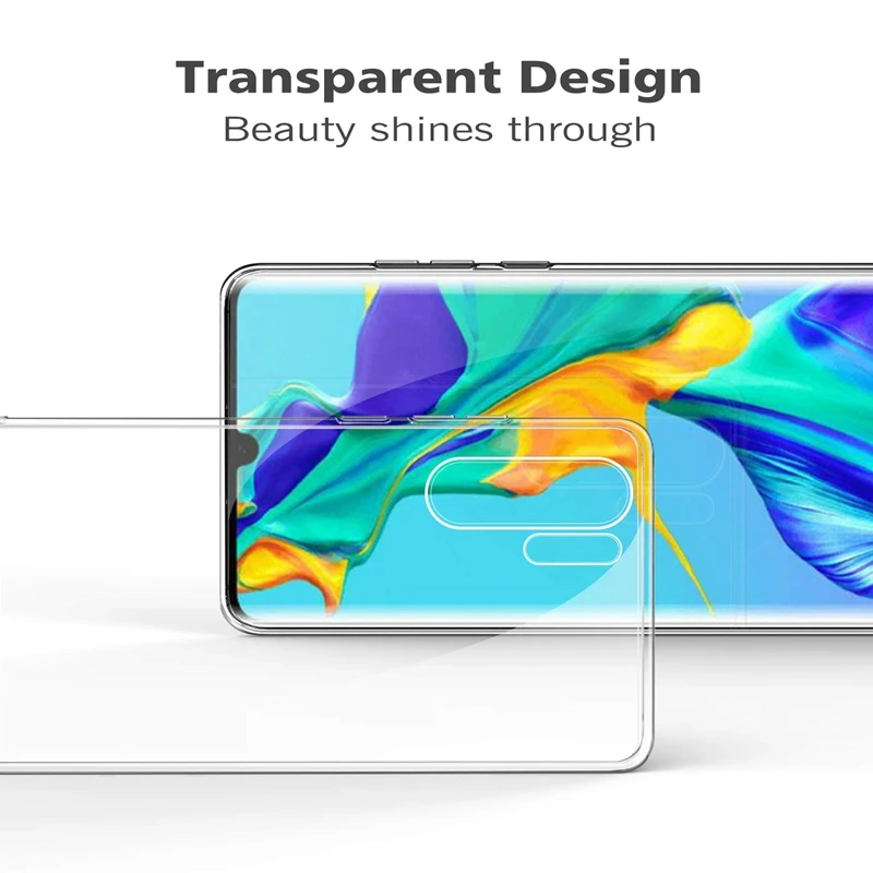 Тонкий мягкий чехол из ТПУ для Honor 20 Pro 10i 20i 8A 8S 10 Lite Прозрачный Huawei Y9 Prime 2019 P Smart Plus Z