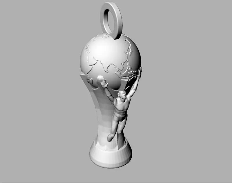 

3D модель для cnc 3D резной фигуры, скульптурный станок в формате STL, чашка мира, подвеска