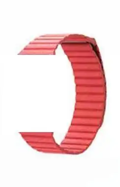 Ремешок 22 мм 20 мм для samsung gear sport S2 Classic S3 Frontier кожаный huawei gt 2 galaxy watch 42 мм 46 мм ремешок huami amazfit bip - Цвет ремешка: Красный