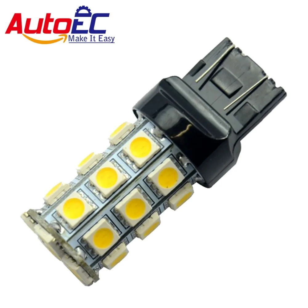 

Автомобильные фонари заднего хода AutoEC 4X T20 7440 7443 W21W W21/5W 27 LED SMD5050 автомобильные лампы DC12V # LD06