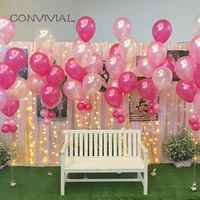 50pcs pink latex balloons wedding party decoration helium party ballon happy birthday new year kids party supplies ornaments
