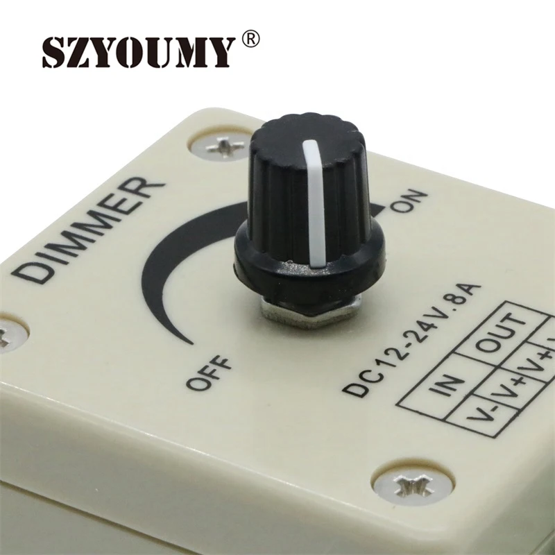 SZYOUMY горячая Распродажа DC 12V 8A светодиодсветильник Лампа защитная полоса диммер