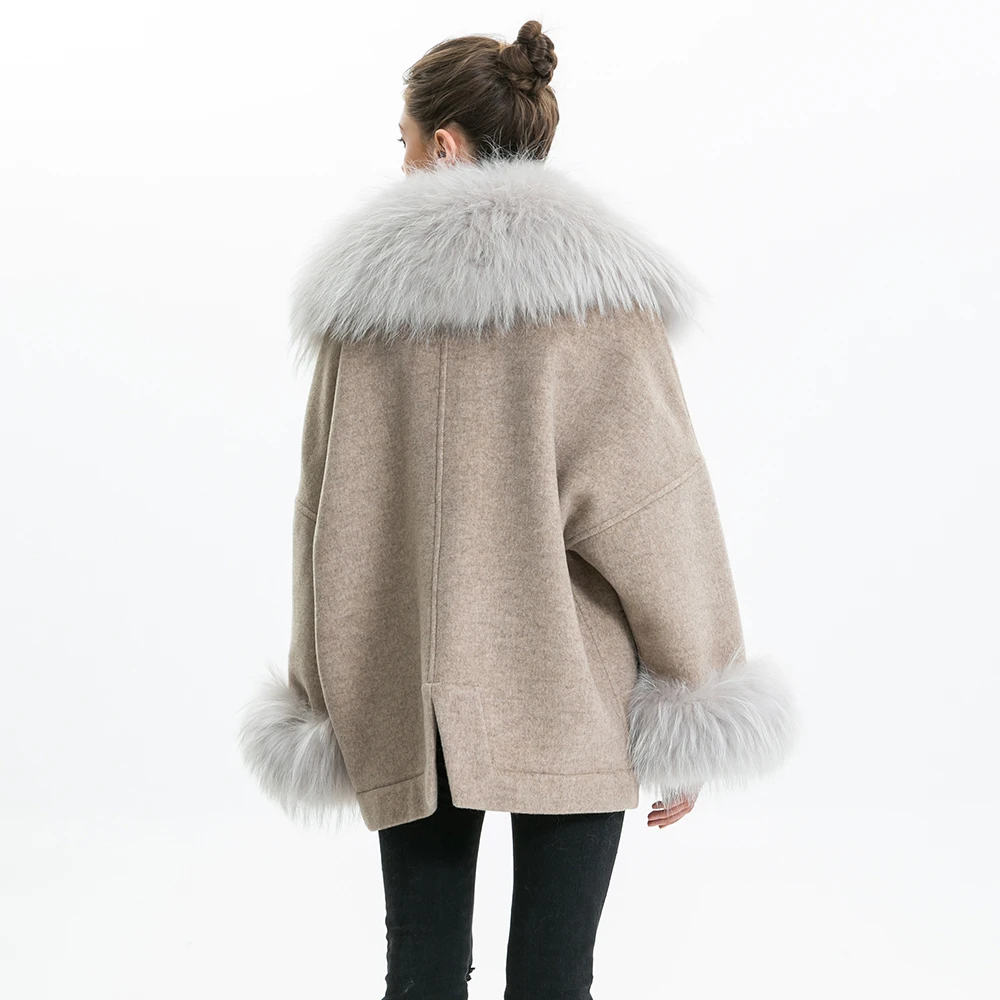 Зимнее женское Шерстяное кашемировое пальто 2018 Новая модная шерстяная куртка