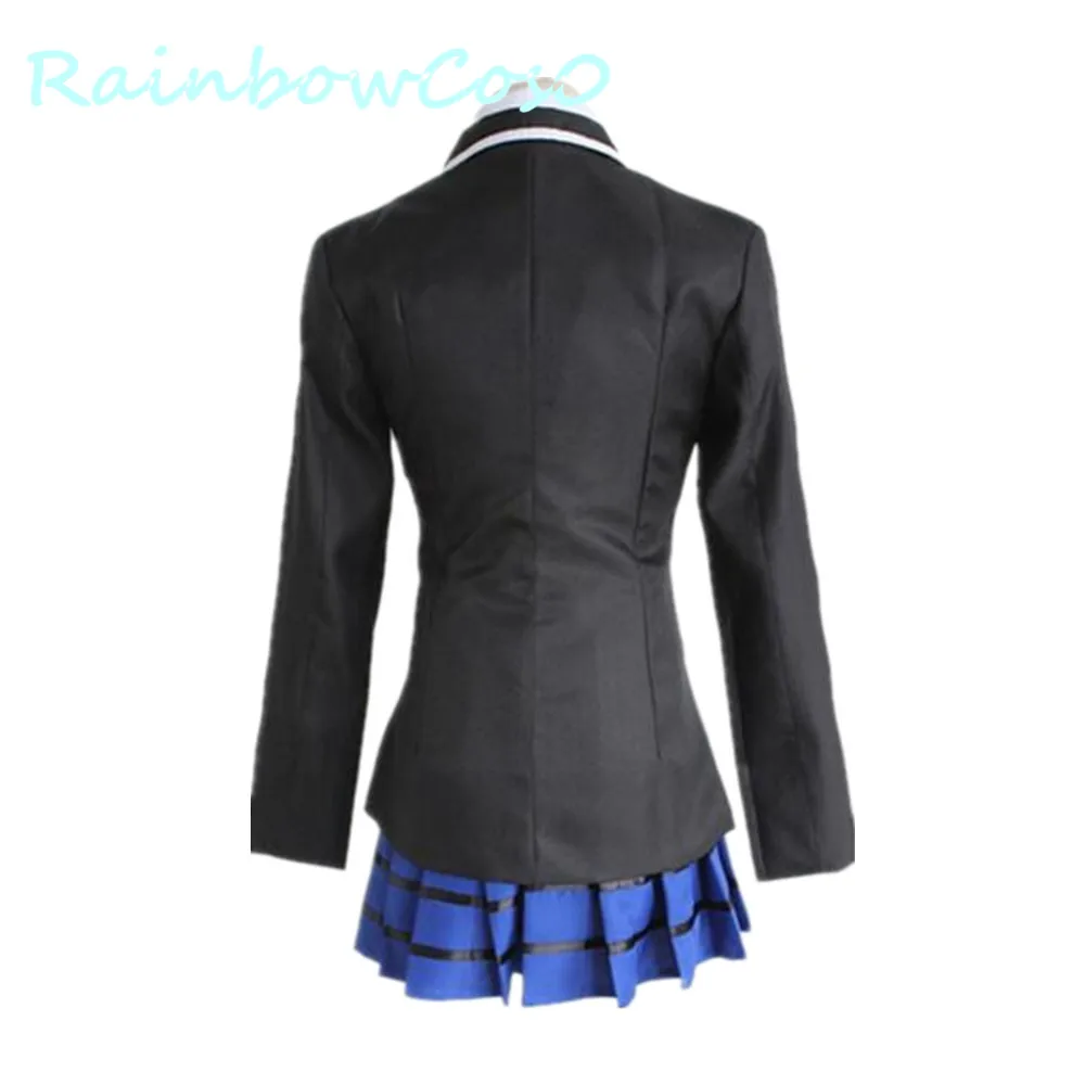 RainbowCos0 костюм для косплея Дата живой Tokisaki Куруми кошмар Униформа платье аниме