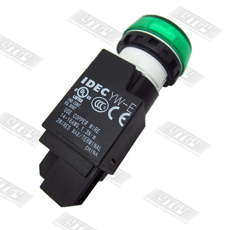 [SA] Япония и телефон LED 22 мм Круглый трансформатор пружинный IDEC YW1P 1BEM42 * AC110 в