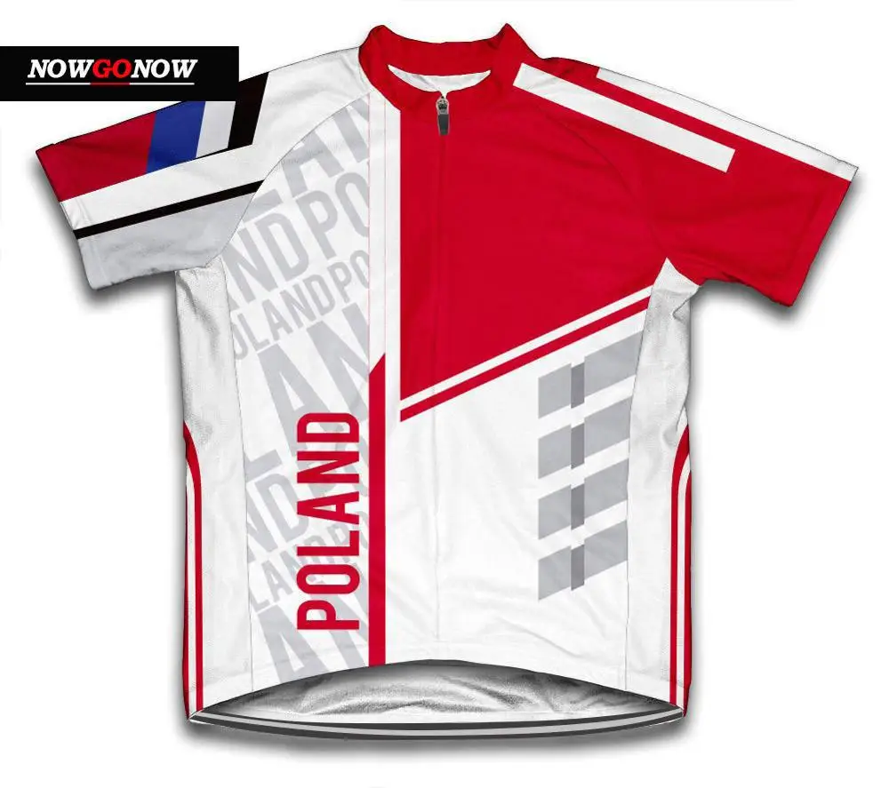 men only jersey Джерси для велоспорта poland national team для мужчин pro с коротким рукавом лето pro белый и красный велосипед одежда дорожный костюм для велосипедного спорта дышащий - Цвет: men only jersey