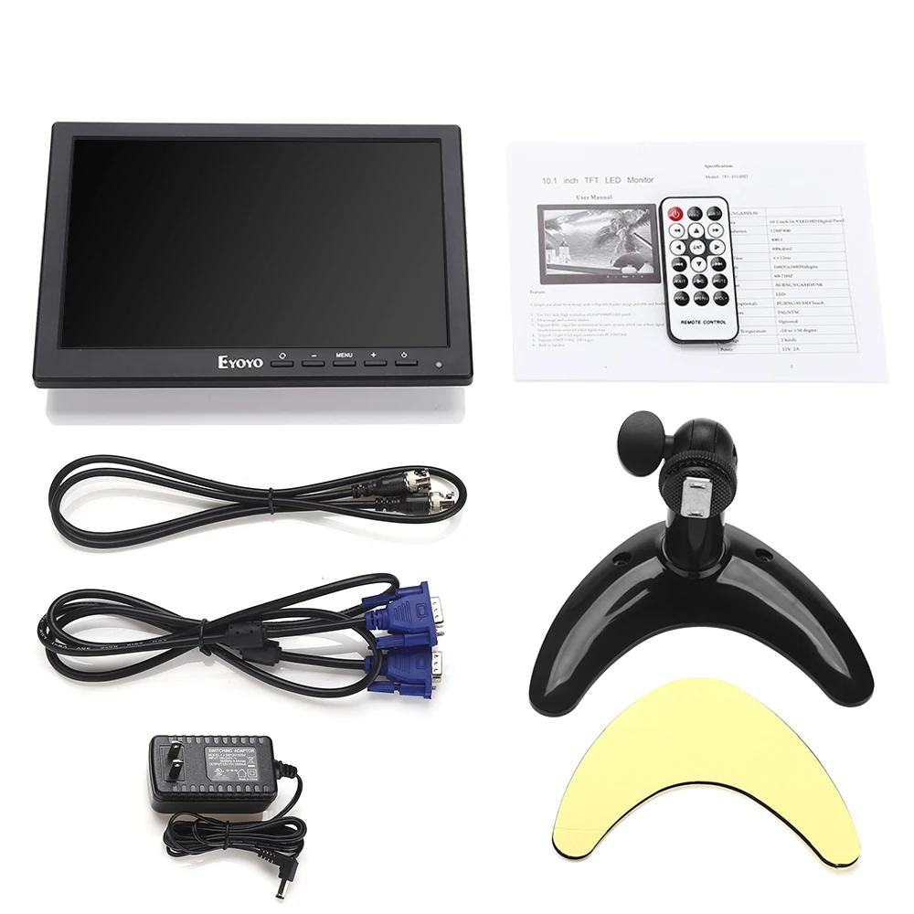 Eyoyo 10 &quotHD lcd Мини компьютер и ТВ дисплей CC tv экран видеонаблюдения hdmi ЖК мониторы с