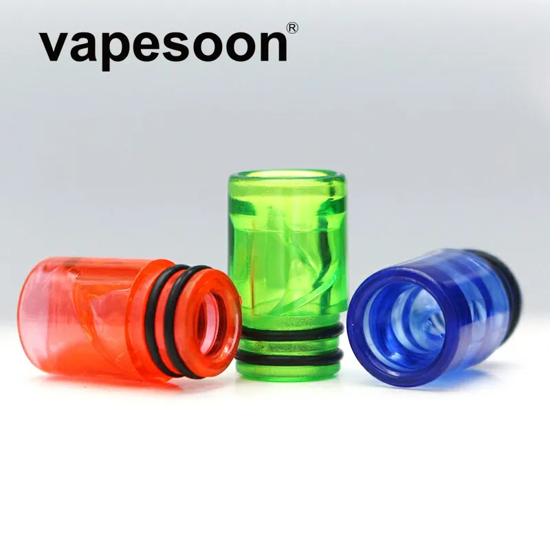 

50pcs Authentic VapeSoon 510 Plastic Clear Drip Tip For ego aio