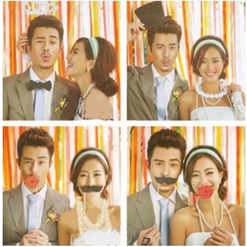 Послушание 48 шт. Забавный Рождество Лето фото стенд реквизит палочка день