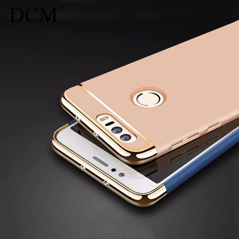 Чехол для телефона huawei p20 облегченный задний чехол 3 в 1 позолоченный роскошный
