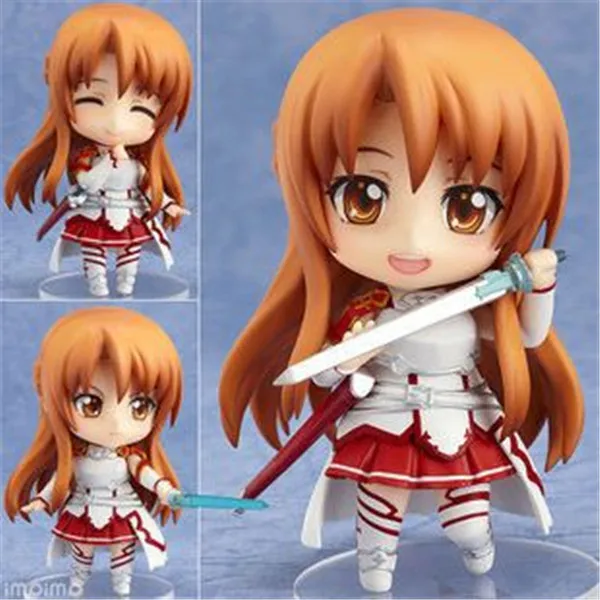 10 см меч искусство онлайн figutas Asuna действие Figrues модель игрушки Nendoroid переменная