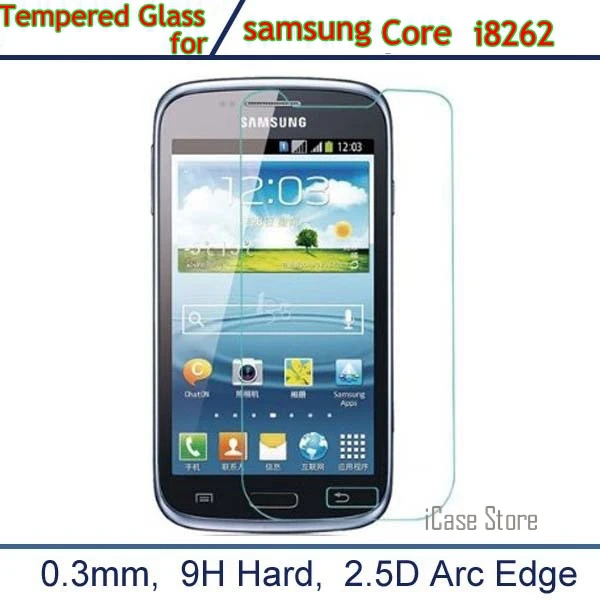 Закаленное стекло для samsung Galaxy Core I8262 Duos Премиум Защитная пленка GT 8260 чехол с