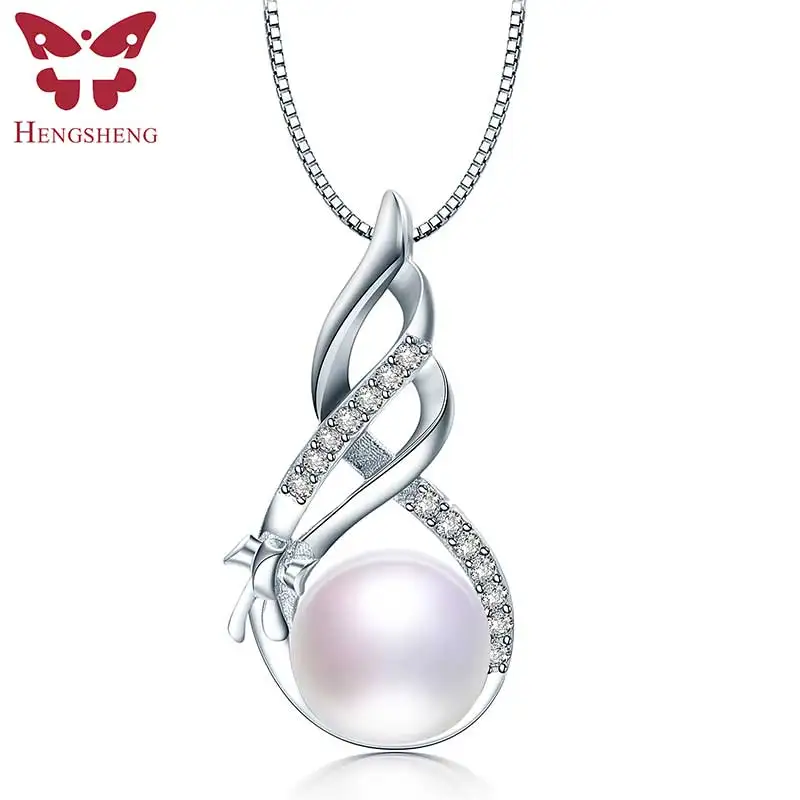 Новый Ювелирные изделия из жемчуга жемчуг культивированный кулон и Цепочки