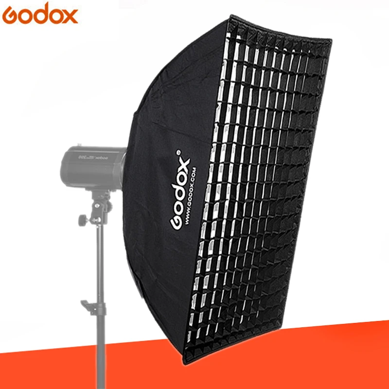 Godox FW90 * 90 90x90 см сотовый софтбокс с решеткой креплением Bowens для студии стробоскоп