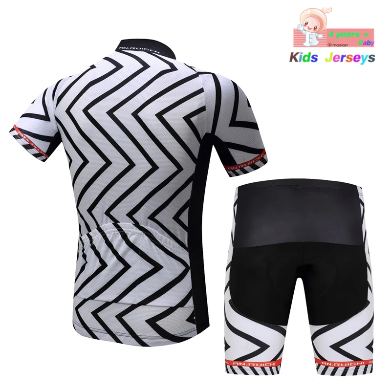 Boys Bic Cycling Jersey Set 2018 mtb Maillot Ciclismo Fietskleding Wielrennen Zomer Child Racefiets Kleding Girl | Спорт и