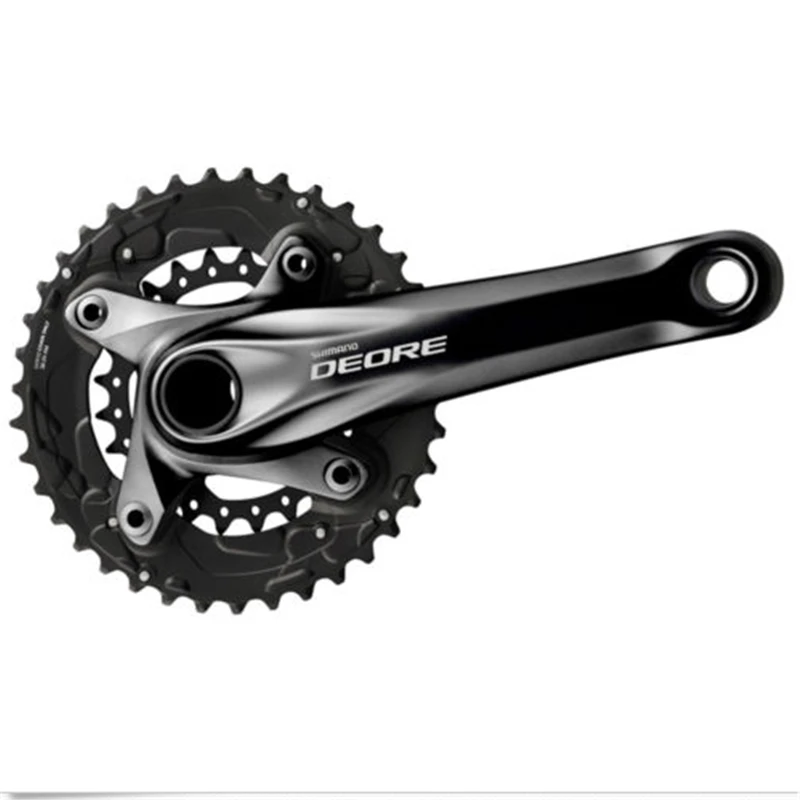 Оригинальный Shimano Deore FC M615 Hollowtec 2 бензопилы 48 28 T/38 24 26 T 170 мм черный 2x10 Speed Новый