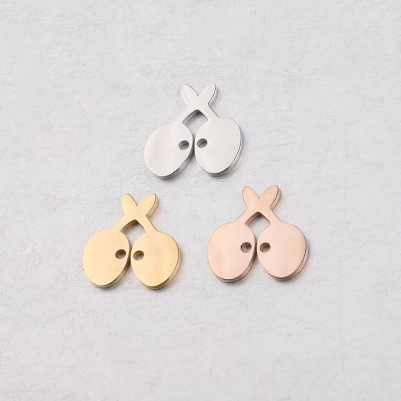 Зеркальные полированные соединители с двумя отверстиями подвески из