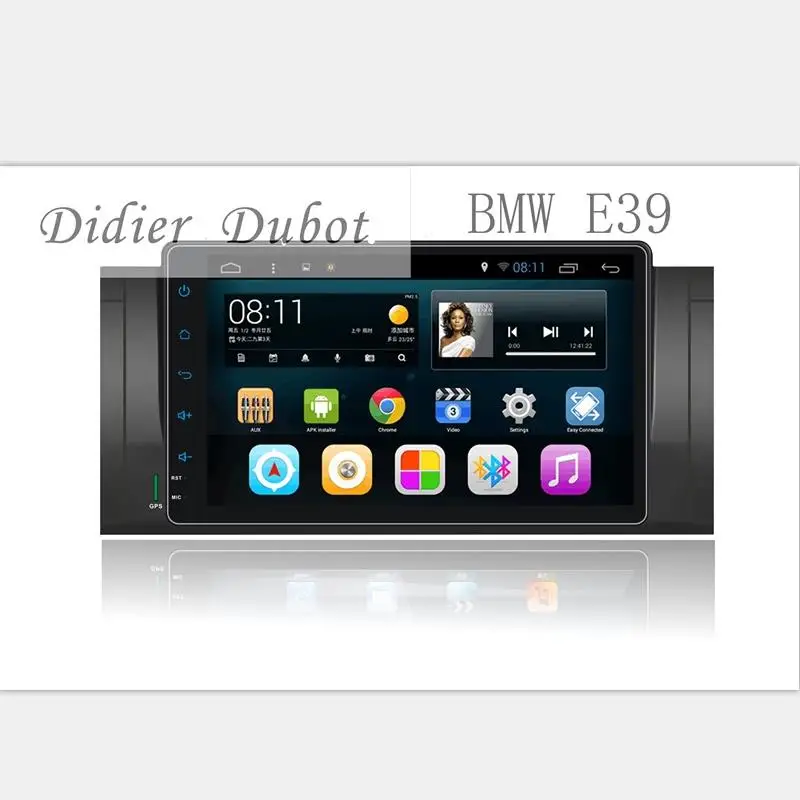 Автомагнитола Android 1 Din стерео GPS Navi 9 дюймовый сенсорный экран для BMW E39 5 Series|car dvd|quad