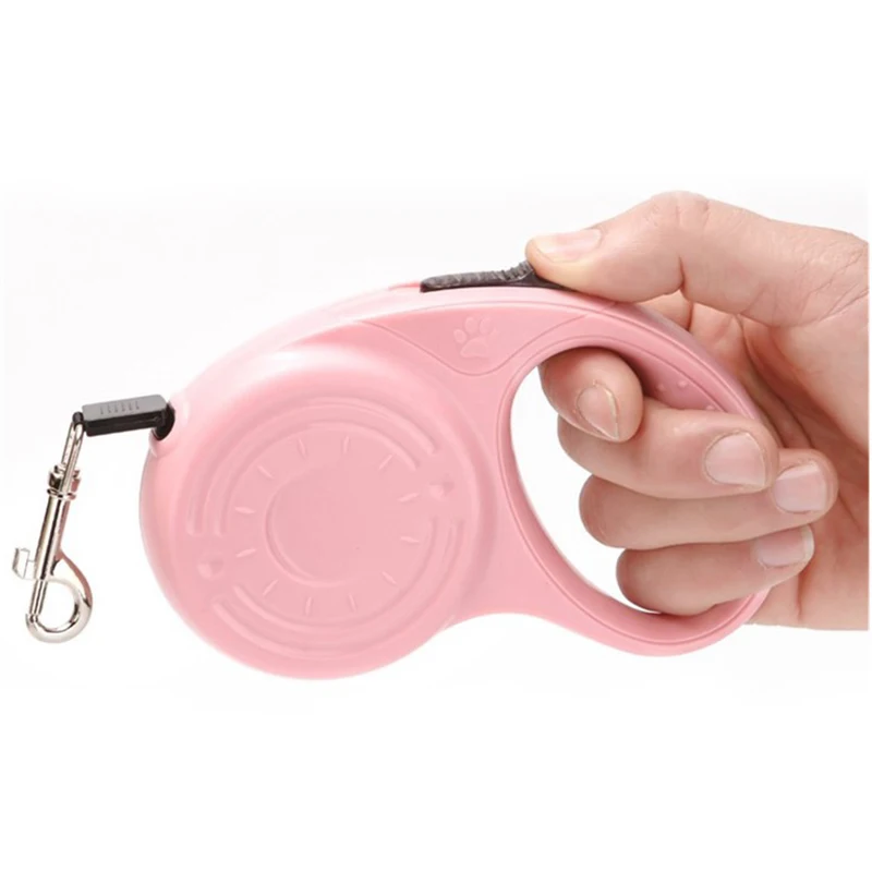 Выдвижной Поводок для маленьких собак автоматическая нейлоновая свинцовая цепь