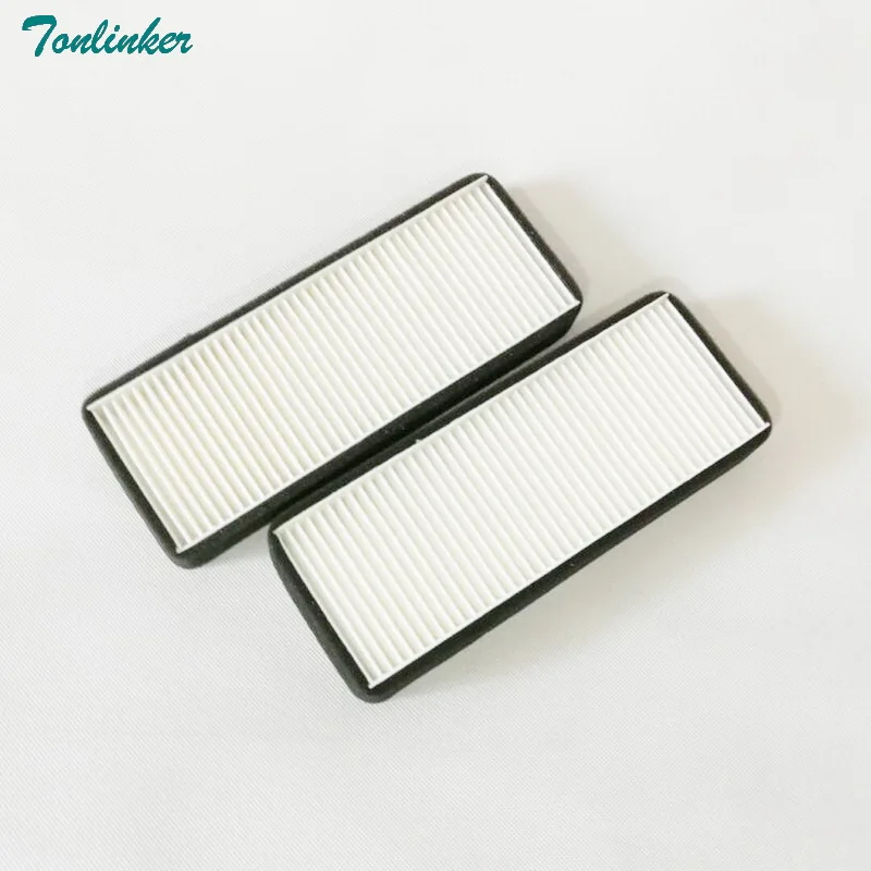 2 Pcs Fliter White Воздушный фильтр 2 шт. для Volkswagen 2011- Polo Jettas Santana 2011-/Skoda Fabia Rapid 2011-19 автомобильный внешний фильтр в сборе - Цвет: 2 Pcs Fliter White
